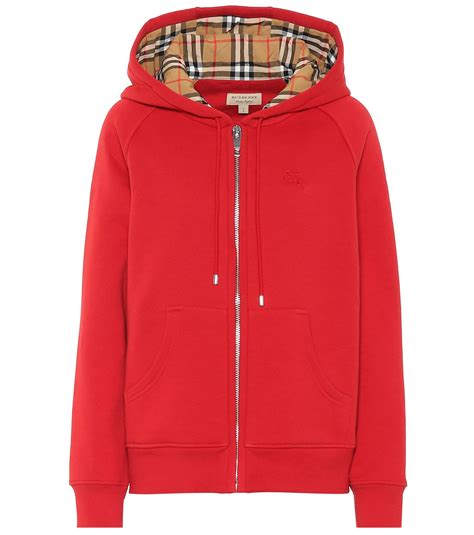 burberry hoodie women's red|burberry hoodie drawstring.